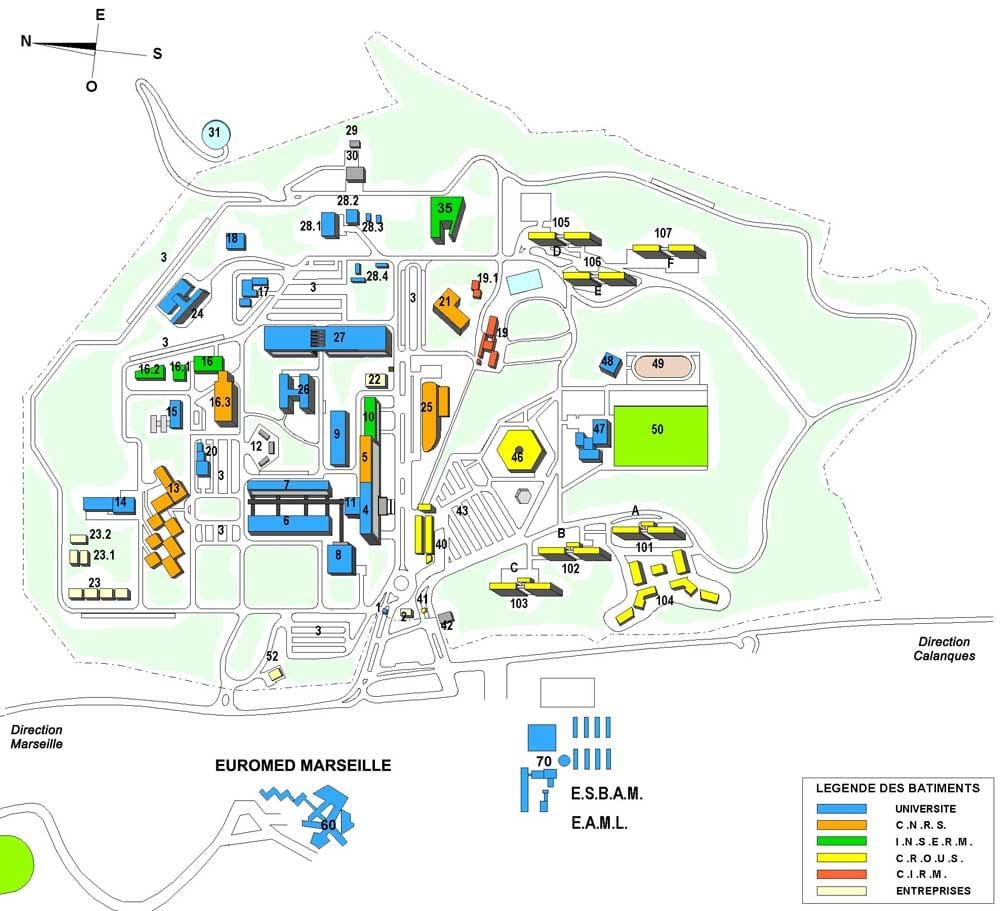 지도의 마르세유 학교